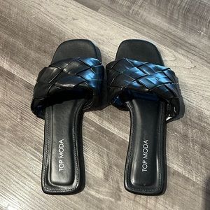 Top moda black sandal